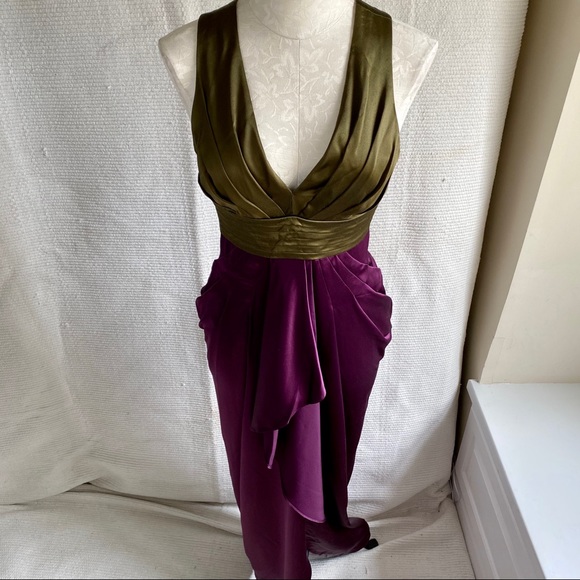 Catherine Malandrino 4 Silk Formal Gown Dress - Picture 6 of 8